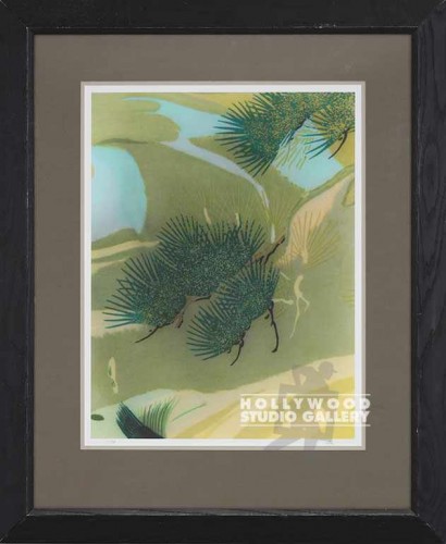 30X25 UTAY ASIAN PINE/ BLACK FRAME