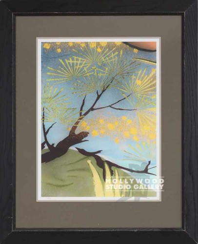 30X25 UTAY ASIAN PINE/ BLACK FRAME