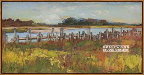 19X37 MAY IMP.FENCESCAPE CNVS/BLOND