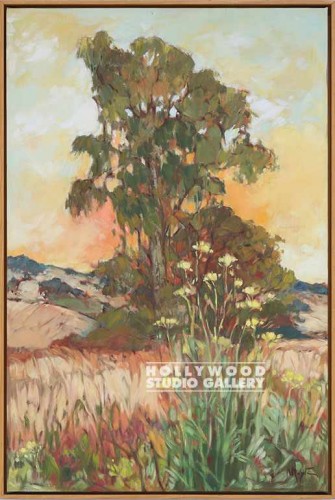 37X25 MAY LT SKY CONTEMPO TREESCAPE