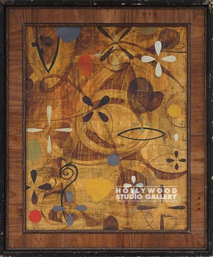 21X18 H.ICONIC ABSTR2-BROWNS/BROWN