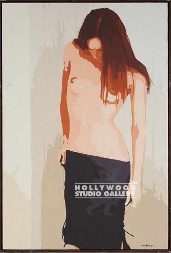 33X22 NUDIE-LITE BK GRND-BLK SKIRT