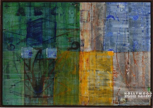 35X49 ROSHAN YEL-GRN-BLU BLOCKY CNV