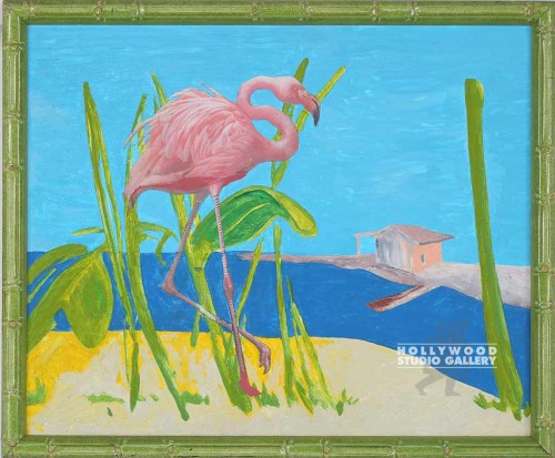19X22 SHOCK FLAMINGO-FLA/GRN BAMBOO
