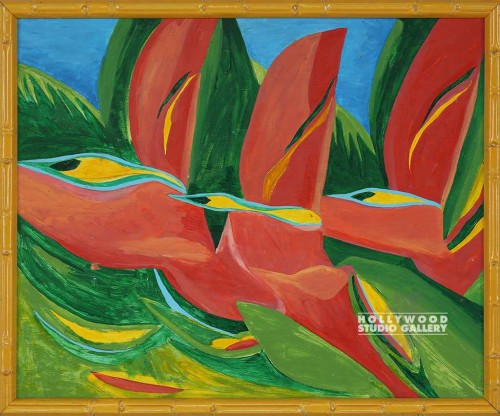 22X27 ABS BIRDS-PARADISE/YEL.BAMBOO