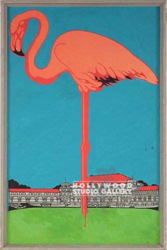33X22 SHOCK TALL FLAMINGO-BLDG/GRAY