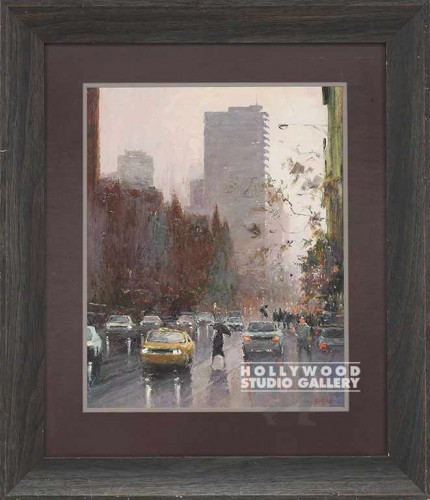31X26 JALINA RAINY NYC STREET/DARK
