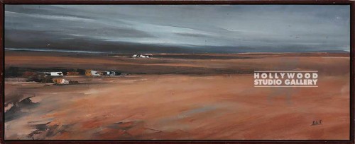 15X38 RUTH GRAY-BRN STARK LANDSCAPE