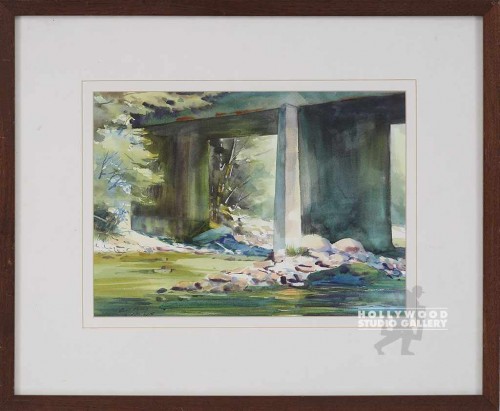 19X23 PERRY UNDER BRIDGE W.C./WALNT