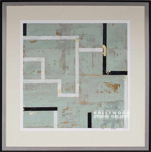34X34  ATKINSON ADO-GEOM ABSTR/SLVR