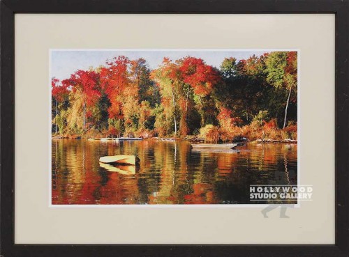 21X29 VIOLA YEL.CANOE>POTOMAC-TREES