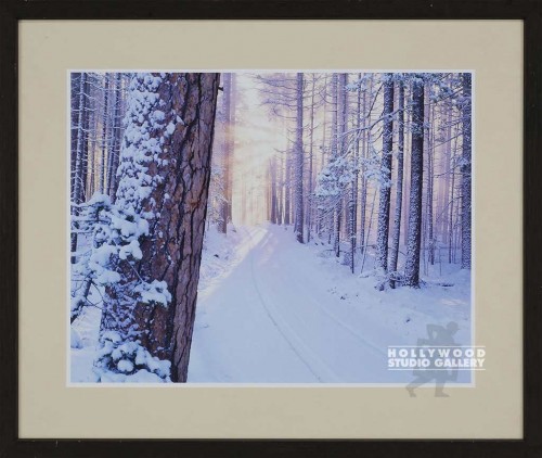 27X32 NATURE SERIES 837-SNOW-TREES