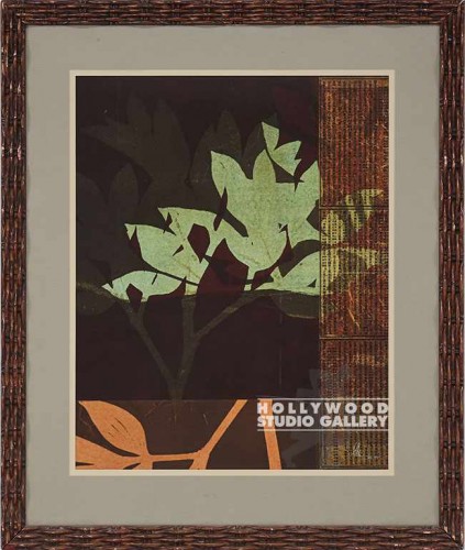 35X29 BRIGGS RED PEONY LEAVES1/TWIG