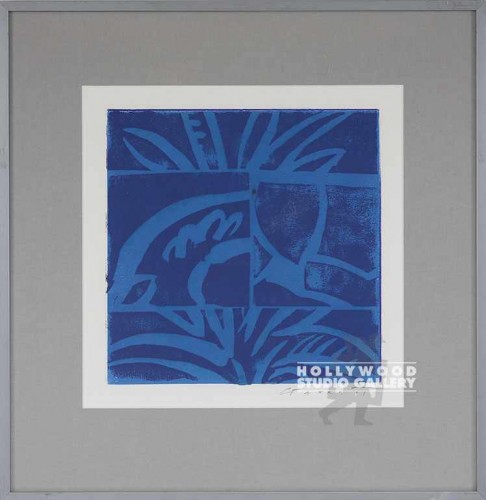 22X21 GARRETT UNTITLD BLU ABST/PEWT