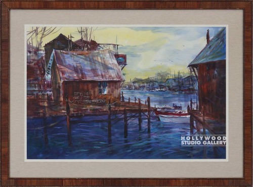 35X46 NORTH ORIG.W.C.WHARF/BRN FRM