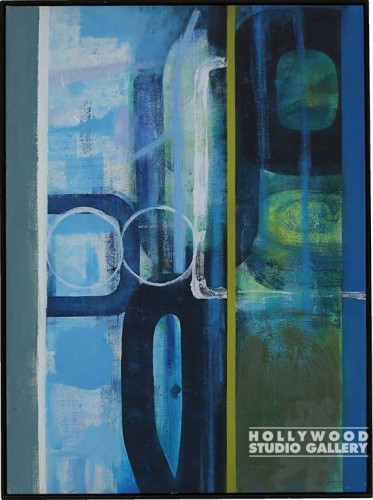41X30 DAUNCEY GRN.CRIMP1-BLU-GRN/BK