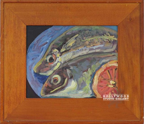 13X15 MANSOUR 2 FISH-W/SLICE/ORANGE
