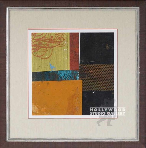 27X27 HALL UNTLD GEOM.ABS/WD-SILVR