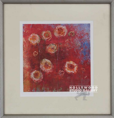 16X15 HARRIS CELESTE1-RED FLORAL