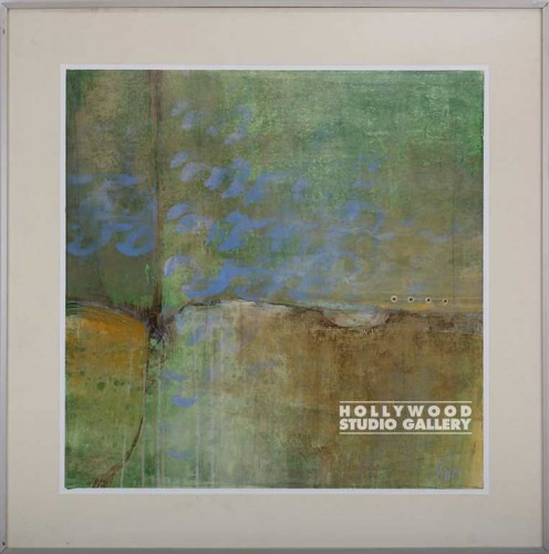 40X40 HARRIS VERDE 3-GRN ABST/BLUSH