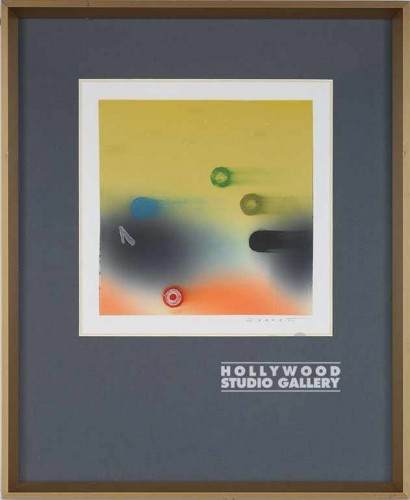 27X22 GARRETT UNTLD-BLURRY DOTS/GLD