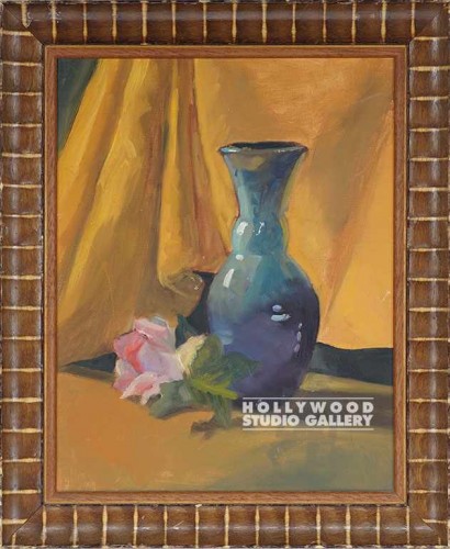 17X14 NYA STILLIFE-VASE-PNTG/LUMPY