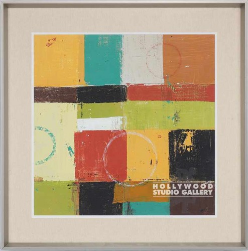 33X32 HALL QUILT C-BLOCKY ABST/ALUM