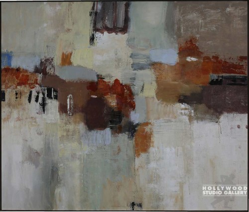 42X49 RIDGERS LT.ABST.CANVAS/ALUM
