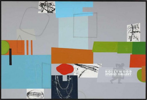 41X60 DAUNCEY GRAY BLOCKY CNVS/BLK