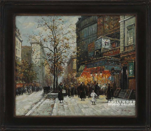 25X30 ROUSSE EURO STREET CANVAS/BLK