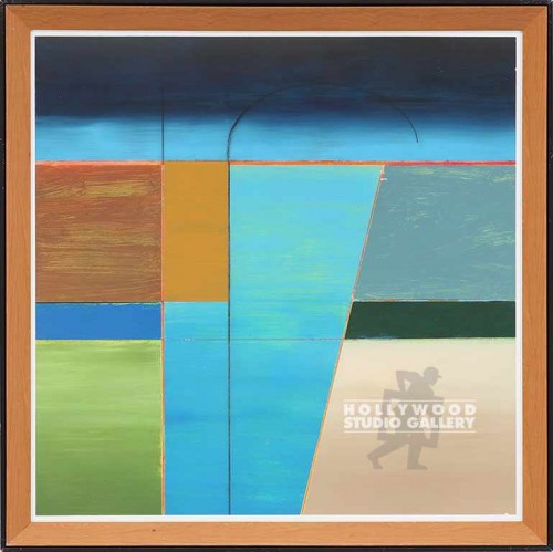 34X34 GARRETT GEOM.ABST/WOOD-MTL