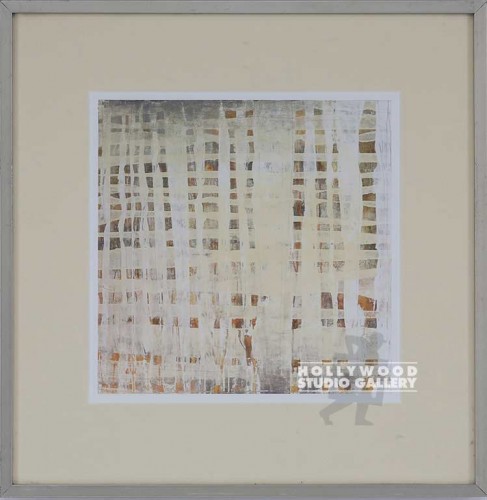 17X17 HARRIS TRIBE 2-WHT GRID ABST/