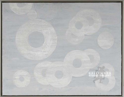 23X29 BOB K. LT CNVS-LT CIRCLES/MTL