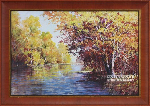 35X49 JOHNSON IMAGE26-FALL TREES/WD