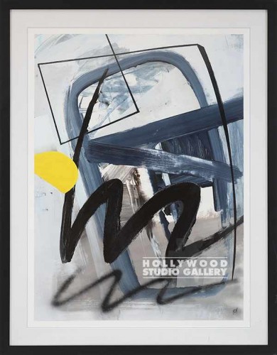 54X42 NGO YELLOW SNAKE-BLK ABST/BLK