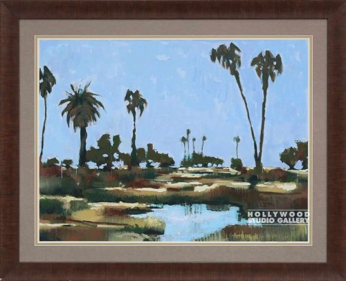 41X51 DAUNCEY QUIET 2-PALM TREES WD