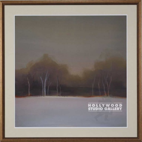 46X46 ABRAMS EARLY GREY-LANDSCP/GLD