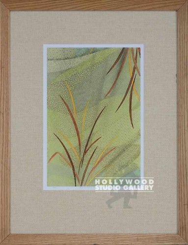 26X20 UTAY POND RUSHES IN GRN/ ASH