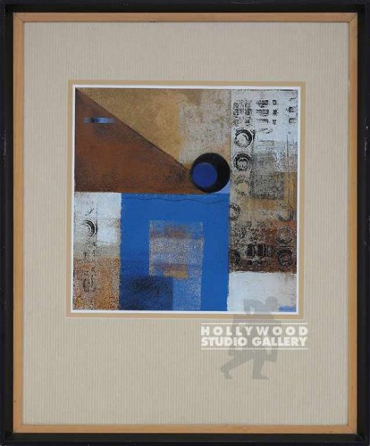 32X26 CHILE ABSTRCT-BRITE BLUE/ BLK