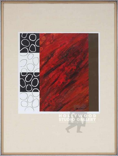 32X24 WALKER RED-BLK-WHITE RETRO