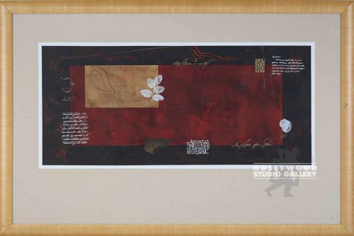 32X47 BROWN "POETRY" BLK/RED ASAIN
