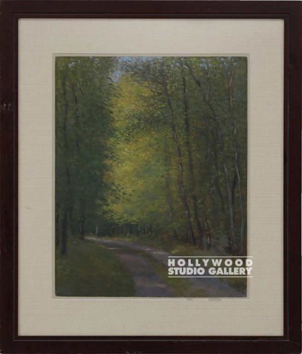 29X25 FOLCHI EVE.LIGHT-TREES/MAHOG
