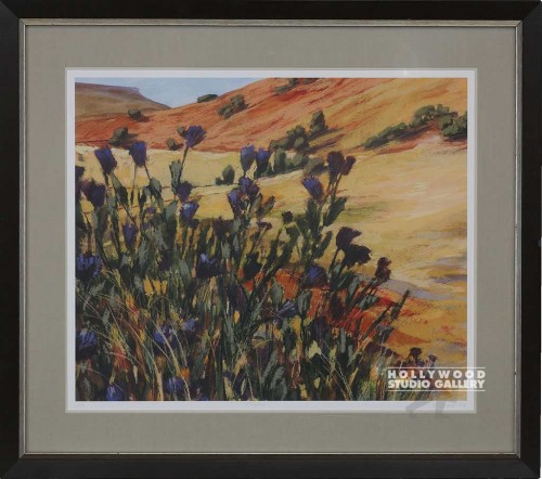 37X42 GRUBER THISTLES/GRN MAT/BRN