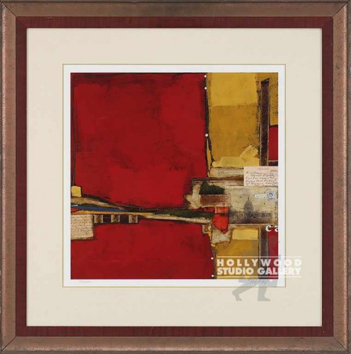 31X31 ALAN SCRAPBK JOURNY-RED-GOLD