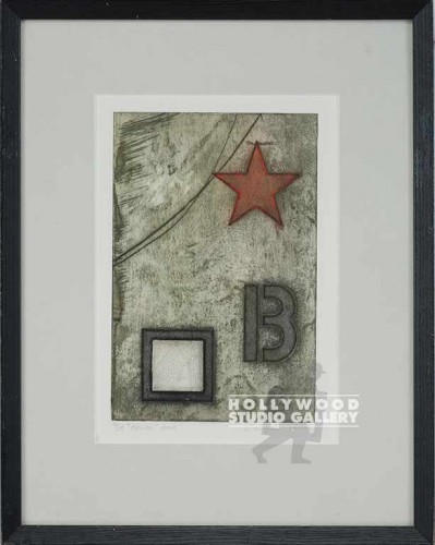 21X16 LEROUX BELOW 2002 ETCH W/RED*
