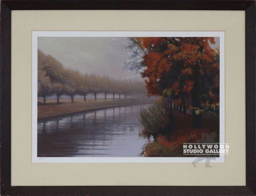29X38 FRIEDMAN CANAL-AUTUMN/ CHERRY