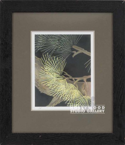 18X15 UTAY ASIAN PINE-DARK GRN/ BLK