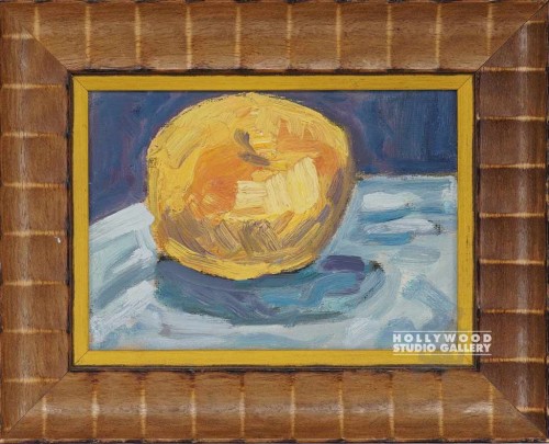 8X10 MANSOUR ORANGE/RIBBED WOOD
