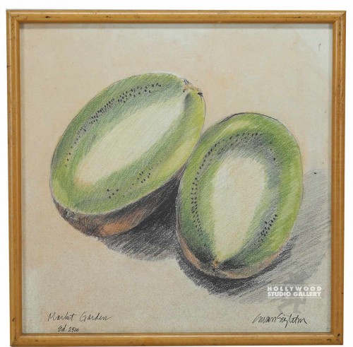 17x17 Signleton Vegetable Sketch