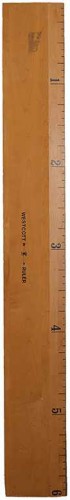 72X9``Large Wooden Ruler